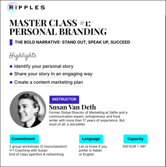 Personal branding Masterclass